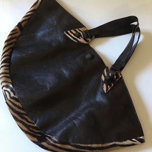 Falor Le Borse Italian leather tote handbag